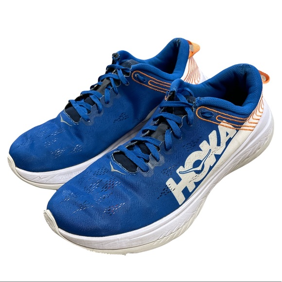 Hoka One One Carbon X Men’s Sneakers Size 10 Color: IMPERIAL BLUE / WHITE - Picture 15 of 15